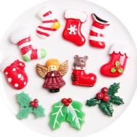 Christmas Cabochons Resin Christmas Design & DIY Sold By Bag