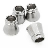 Stainless Steel End Caps 304 Stainless Steel silver color plated DIY Sold By PC