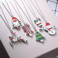 Weihnachtshalsketten, Zinklegierung, Weihnachts-Design & Modeschmuck & unisex & verschiedene Stile für Wahl, keine, verkauft von Strang