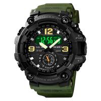 Reloj de Pulsera para Hombre, resina, con Caucho de PU & Vidrio, Resistente al agua de la vida & multifuncional & luminoso, más colores para la opción, 56x59mm,265mm, Vendido por UD