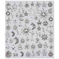 Pendentifs en alliage de zinc, Placage, mélangé, 13-38mm, 5ensemblessérie/lot, 70PC/fixé, Vendu par lot