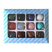 Colgantes de Gemas, Piedra natural, Manzana, 12 piezas, color mixto, 17x20mm,130x100x10mm, Vendido por Caja