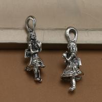 Zinc Alloy Pendants fashion jewelry & DIY silver color Sold By PC