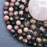 Perline Rhodonite, Cerchio, lucido, formato differente per scelta, Venduto per Appross. 15 pollice filo