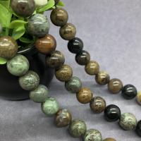 Gemstone šperky Korálky, Aqua Terra Jasper, Kolo, lesklý, různé velikosti pro výběr, Prodáno za Cca 15 inch Strand