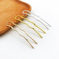 Παρατηρήσεις Hair Stick, Ορείχαλκος, επιχρυσωμένο, DIY, περισσότερα χρώματα για την επιλογή, νικέλιο, μόλυβδο και κάδμιο ελεύθεροι, 100x73mm, Sold Με PC