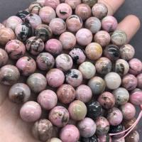 Rhodoniet kralen, Rhodonite Rhodonite, Ronde, gepolijst, verschillende grootte voor keus, Per verkocht Ca 15 inch Strand