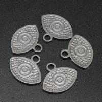 Rozsdamentes acél Ékszerek Medálok, Stainless Steel, Evil Eye, die-casting, DIY, ezüst, 17*20*2mm, 100PC-k/Bag, Által értékesített Bag