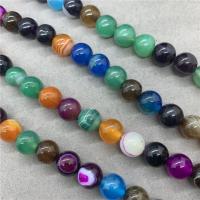 Φυσικό χάντρες Agate Rainbow, Rainbow Agate, Γύρος, γυαλισμένο, διαφορετικό μέγεθος για την επιλογή, Sold Per Περίπου 15 inch Strand