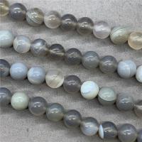 agate lace goutte, Rond, poli, normes différentes pour le choix, gris, Vendu par Environ 15 pouce brin