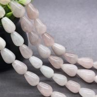 Natuurlijke Rose Quartz parels, Rozenkwarts, Traan, gepolijst, verschillende grootte voor keus, Per verkocht Ca 15.7 inch Strand