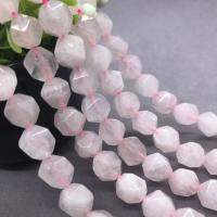 Prirodna ruža kvarca kuglice, Rose Quartz, uglađen, različite veličine za izbor & faceted, Prodano Per Približno 15 inčni Strand