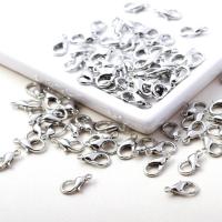 Cink ötvözet Homár Kapcsos, galvanizált, DIY, kevert színek, nikkel, ólom és kadmium mentes, 12mm, 100PC-k/Bag, Által értékesített Bag