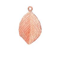 Zinklegering Leaf Hangers, Zinc Alloy, plated, DIY, meer kleuren voor de keuze, nikkel, lood en cadmium vrij, 20x33mm, Verkocht door PC