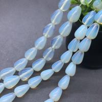 Sea Opal Bead, Teardrop, poleret, forskellig størrelse for valg, Solgt Per Ca. 15.7 inch Strand