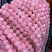 Természetes rózsakvarc gyöngy, Rose Quartz, Kerek, DIY & különböző méretű a választás, rózsaszín, Által értékesített Strand