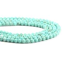 Perles turquoises, turquoise naturelle, Rond, DIY & normes différentes pour le choix, bleu turquoise, Vendu par brin