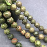 Unakite grânulos, Flores verdes, Roda, tamanho diferente para a escolha & Vario tipos a sua escolha, vendido para Aprox 15 inchaltura Strand