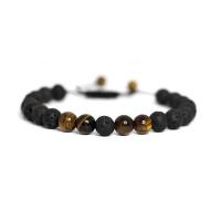 Gemstone Bracelets with Zinc Alloy polished & Unisex 8mm Sold By Lot