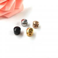 Roestvrij staal Spring Stopper Buckle, plated, meer kleuren voor de keuze, Binnendiameter:Ca 2mm, 10pC's/Lot, Verkocht door Lot