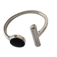 Cink Alloy Finger Ring, pozlaćen, modni nakit & emajl, srebro, Prodano By par