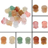 Mješoviti Gemstone perle, Dragi kamen, Cvijet Bud, uglađen, možete DIY, više boja za izbor, 10*9mm, Rupa:Približno 1mm, 10računala/Torba, Prodano By Torba