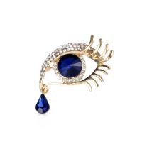 Zinc Alloy Brooches with Rhinestone portable & fashion jewelry Sold By PC