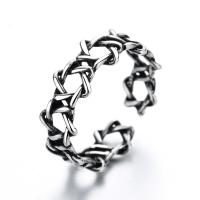 Messing Manschette Fingerring, Einstellbar & verschiedene Stile für Wahl & für Frau & hohl, 16.50x6mm, 5PCs/Menge, verkauft von Menge