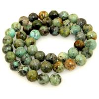 Turquoise Beads African Turquoise Round polished DIY Sold By Strand