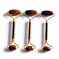 Massage smykker, Zinc Alloy, med Tiger Eye, forgyldt, Unisex, flere farver til valg, nikkel, bly & cadmium fri, 150x42mm, Solgt af PC