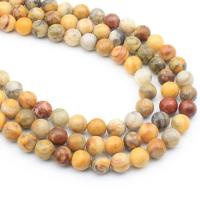 Natural Crazy Agate Beads Round polished DIY Sold By Strand