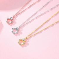 純銀ネックレス, 925スターリングシルバー, メッキ, ファッションジュエリー & 女性用, 無色, 120x28mm, 売り手 パソコン