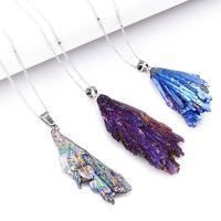 Bijoux Pendentifs en pierres gemmes, tourmaline, Irrégulière, poli, plus de couleurs à choisir, 20-40mm, Vendu par PC