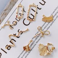 Zinc Alloy Pendants gold color plated DIY nickel lead & cadmium free Sold By Bag