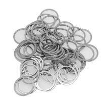 Roestvrij staal ring connectors, 304 roestvrij staal, Donut, DIY, oorspronkelijke kleur, 24x1mm, Binnendiameter:Ca 20mm, Verkocht door PC