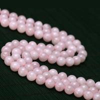 Perles Quartz Rose naturel, Rond, poli, DIY & normes différentes pour le choix, rose, Vendu par brin