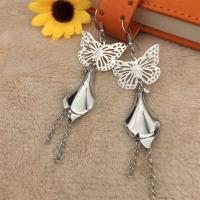 Fashion Fringe Oorbellen, Zinc Alloy, mode sieraden, meer kleuren voor de keuze, 9.2cm, Verkocht door pair