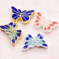 Cloisonne Kralen, Zinc Alloy, met glazuur, mode sieraden & DIY, meer kleuren voor de keuze, 16x10mm, Verkocht door PC