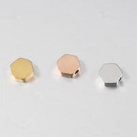 ステンレススチールビーズ, ステンレス, 六角形, メッキ, DIY, 無色, 8mm, 10パソコン/ロト, 売り手 ロト