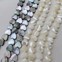 Naturliga sötvattensSnäckskalsPärlor, Shell, Hjärta, DIY, fler färger för val, 12-13mm, 35PC/Strand, Säljs av Strand