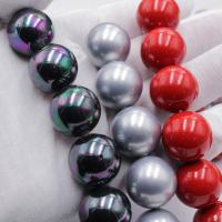 Glasparel kralen, Glas, Ronde, plated, DIY, meer kleuren voor de keuze, 20mm, 20pC's/Strand, Verkocht door Strand