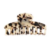 Haar Claw Clips, Acetaatblad, plated, voor vrouw, meer kleuren voor de keuze, 97x46mm, Verkocht door PC