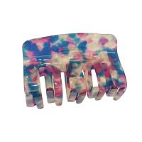 Haar Claw Clips, Acetaatblad, handgemaakt, voor vrouw, meer kleuren voor de keuze, 75x46mm, Verkocht door PC