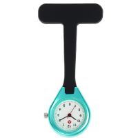 Opknoping Horloge, Zinc Alloy, met Glas & Silicone, plated, waterdicht zonder water & voor vrouw, meer kleuren voor de keuze, 47x34x10mm, Verkocht door PC