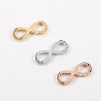 ステンレス鋼コネクタ, ステンレス, 数字8, メッキ, DIY, 無色, 21x8mm, 10パソコン/ロト, 売り手 ロト