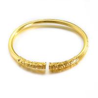 Zinc Alloy Manchet Bangle, plated, voor vrouw, meer kleuren voor de keuze, nikkel, lood en cadmium vrij, Binnendiameter:Ca 60mm, Verkocht door PC