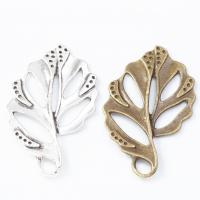 Zinklegering Leaf Hangers, Zinc Alloy, mode sieraden & DIY, meer kleuren voor de keuze, Verkocht door PC