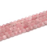 Natuurlijke Rose Quartz parels, Rozenkwarts, gepolijst, DIY & verschillende grootte voor keus & gefacetteerde, roze, Verkocht door Strand