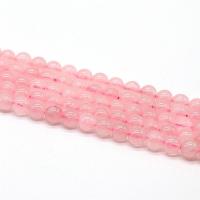 Perles Quartz Rose naturel, Quartz rose de Madagascar, Rond, poli, DIY & normes différentes pour le choix, rose, Vendu par brin