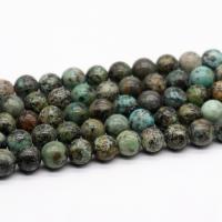 Turquoise Beads African Turquoise Round polished DIY Sold By Strand